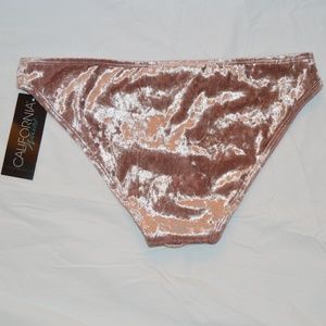 Crushed Velvet Hipster Bikini Bottom